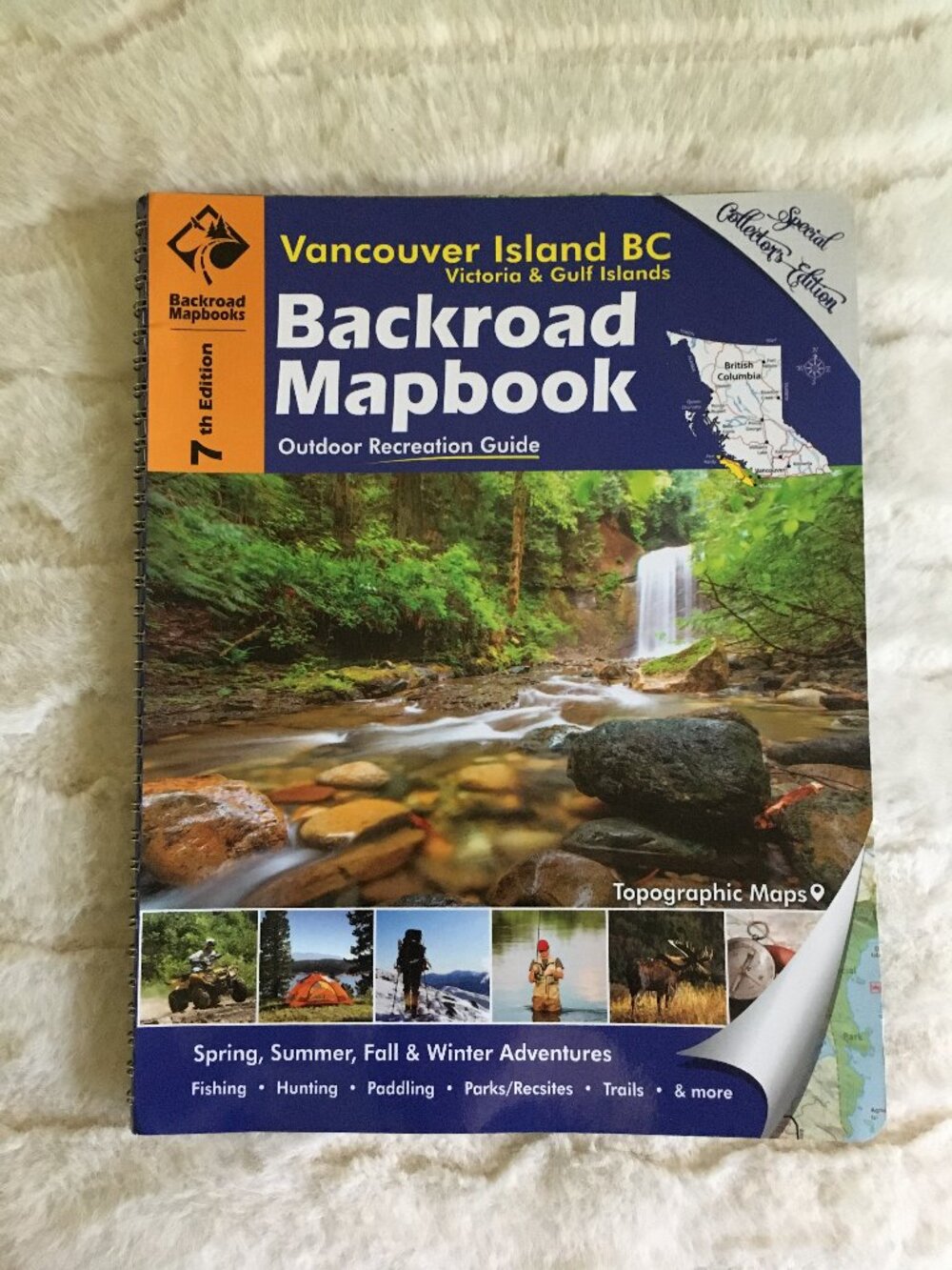 Vintage Backroad Mapbook Vancouver Island 7th Ed Outdoor Recreation Guide